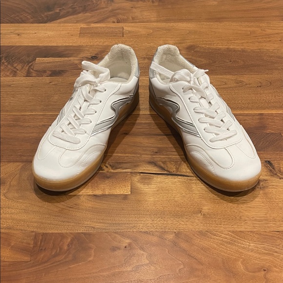 Madden White and Silver Sneakers - Picture 4 of 7